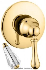 Змішувач для душа вбудовується Bugnatese Maya з каменем Сваровські золото MAYDO8930 kristal