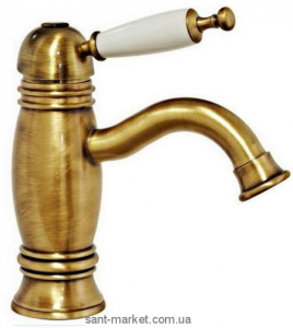 Смеситель для раковины однорычажный Bugnatese коллекция Oxford бронза OXBR6362