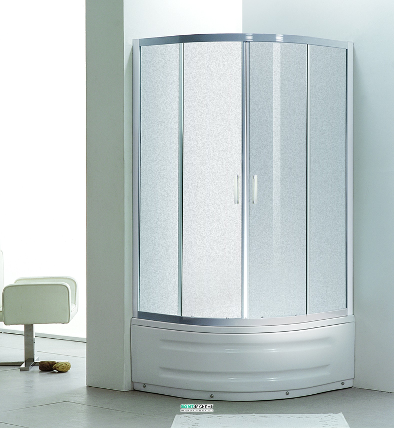 Душевая кабина Eger Tisza Mely 80х80х200 высокий поддон 599-186