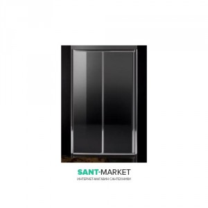 Душевая дверь в нишу Eger стеклянная раздвижная 120х185 599-153 