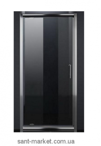 Душевая дверь в нишу Eger стеклянная распашная 80х185 599-150-80