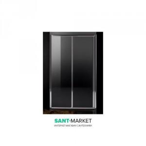 Душевая дверь в нишу Eger стеклянная раздвижная 120х185 599-153 