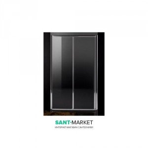 Душові двері в нішу Eger скляна розсувна 120х185 599-153