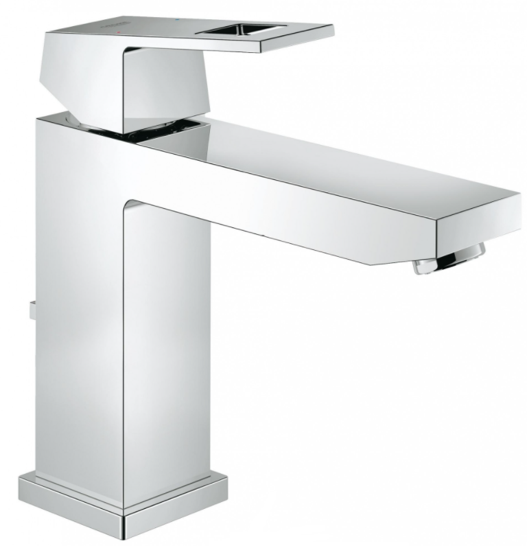 Смеситель для раковины однорычажный с донным клапаном Grohe колекция Eurocube хром 23445000