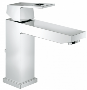 Смеситель для раковины однорычажный с донным клапаном Grohe колекция Eurocube хром 23445000