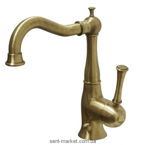 Смеситель для раковины однорычажный с донным клапаном Bugnatese коллекция Denver бронза DENBR6413