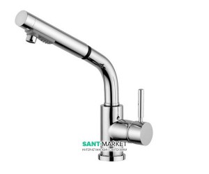 Змішувач для кухні c висувним душем Bugnatese Kobuk змішувач KOBCR2295