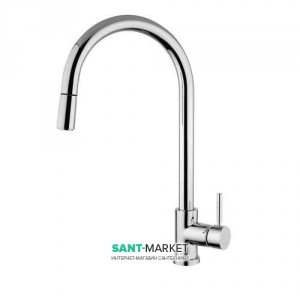 Змішувач для кухні з висувною лійкою Bugnatese Kobuk змішувач KOBCR2270