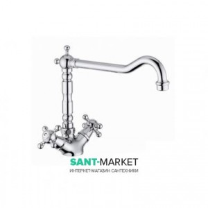 Смеситель для кухни Bugnatese Revival двухвентильный ретростиль REVCR451
