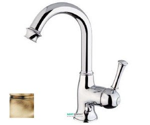 Смеситель для раковины однорычажный высокий Bugnatese коллекция Denver бронза DENBR6419