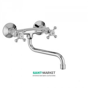 Смеситель для кухни Bugnatese Lady двухвентильный ретростиль LADCR952