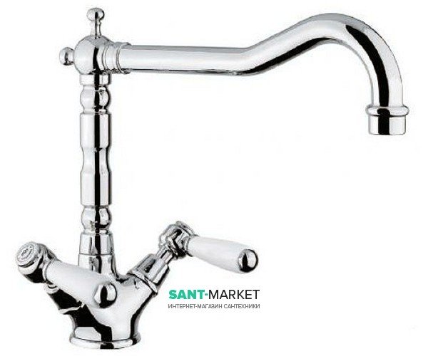 Змішувач для кухні Bugnatese Revival двухвентильний ретростиль REVCR451U
