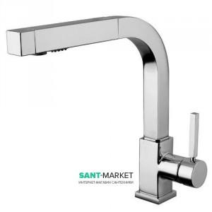 Смеситель для кухни с выдвижной лейкой Bugnatese Stone однорычажный STOCR9395