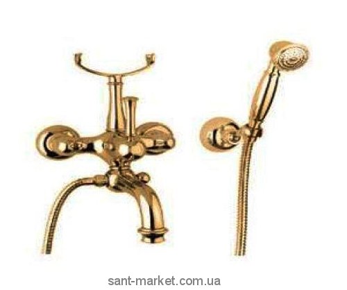 Смеситель однорычажный для ванны с душем Bugnatese коллекция Denver бронза DENBR6402