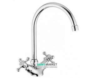 Змішувач для кухні Bugnatese Lady двухвентильний ретростиль LADCR951