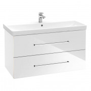 Тумба під раковину Villeroy & Boch Avento підвісна 96.7х44.7х52 білий глянець A89200B4