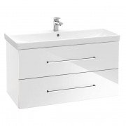 Тумба под раковину Villeroy&Boch Avento подвесная 96.7х44.7х52 белый глянец A89200B4