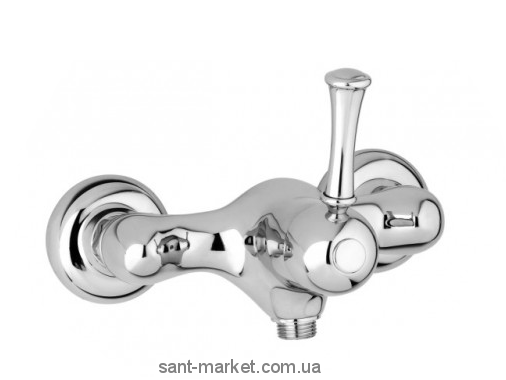 Смеситель для душа настенный однорычажный Bugnatese коллекция Denver хром DENCR6438