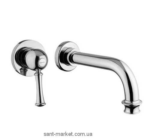 Змішувач для раковини одноважеля настінний Bugnatese колекція Denver хром DENCR6445
