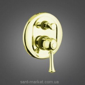 Смеситель скрытый (встраиваемый) Bugnatese коллекция Denver золото DENDO6472
