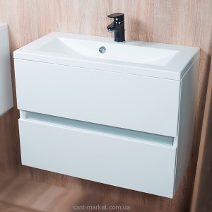 Тумба подвесная Буль-Буль Rodos 690х342х525 с раковиной Elina 700 белый 11307012200