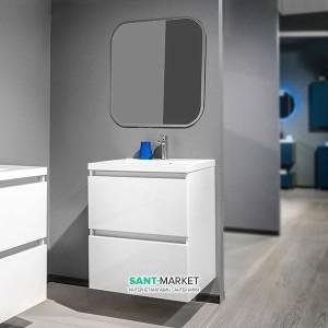 Тумба подвесная Буль-Буль Borneo 595x476x705 с раковиной Lucia 600 белый 10106012200