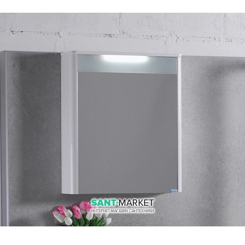 Дзеркальна шафа Буль-Буль Santorini 600x700x155 з діодним підсвічуванням МС-Sant Б