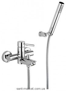 Смеситель однорычажный для ванны с душем Bugnatese коллекция Kobuk хром KOBCR2202