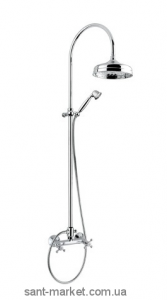 Bugnatese Душова колона Lady в комплекті змішувач верхня душ лійка ручної душ хром LADCR947C