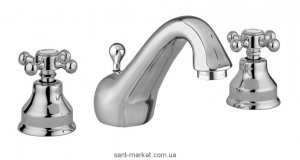 Смеситель для раковины двухвентильный скрытый Bugnatese коллекция Lady хром LADCR912