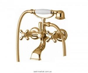 Смеситель двухвентильный для ванны с душем Bugnatese коллекция Lady бронза LADBR900