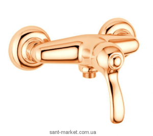 Змішувач для душу настінний змішувач Bugnatese колекція Lem золото LEMDO1938