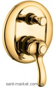 Смеситель скрытый (встраиваемый) Bugnatese коллекция Lem золото LEMDO1972