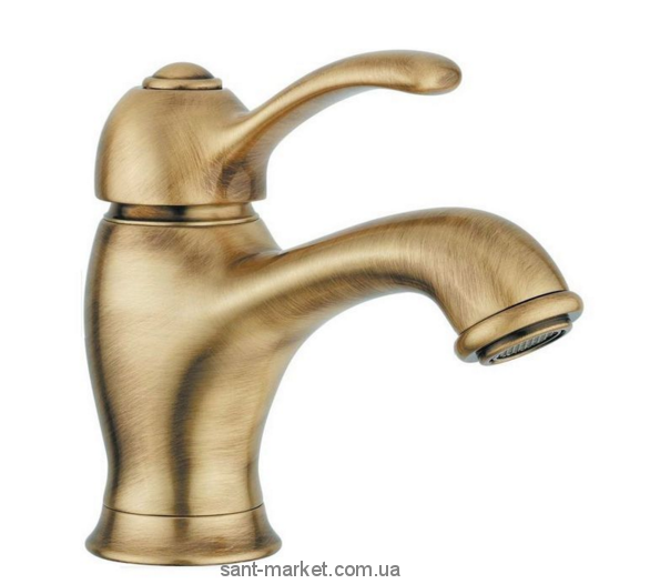 Смеситель для раковины однорычажный с донным клапаном Bugnatese коллекция Lem бронза LEMBR1913