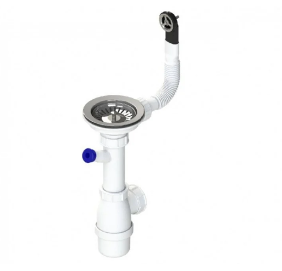 Сифон для мийки Буль Буль без ексцентрика 00001FM