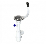 Сифон для мойки Буль Буль без эксцентрика 00001FM