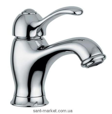 Змішувач для раковини одноважеля з донним клапаном Bugnatese колекція Lem хром LEMCR1913