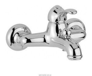 Смеситель однорычажный для ванны с коротким изливом Bugnatese коллекция Lem хром LEMCR1908