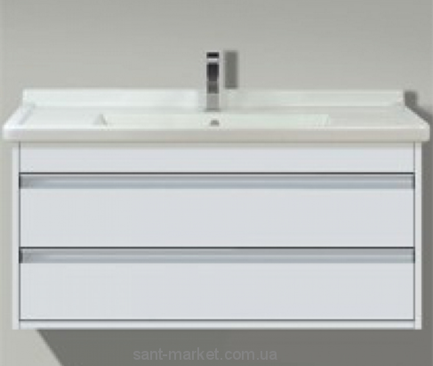 Тумба з раковиною Duravit Ketho підвісна 100х46.5х48 білий матовий KT 6645-18 / 0304100000