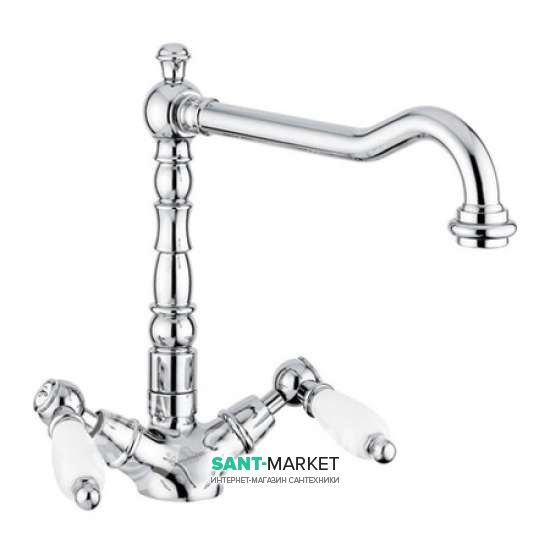 Змішувач для кухні Emmevi Deco Ceramic двухвентильний хром CR121617