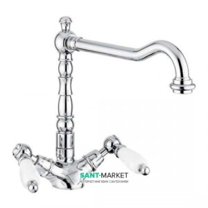 Змішувач для кухні Emmevi Deco Ceramic двухвентильний хром CR121617