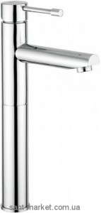 Смеситель для раковины однорычажный с донным клапаном высокий EMMEVI Eden хром CR71006 BIG