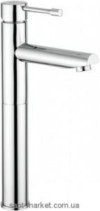 Змішувач для раковини одноважеля з донним клапаном високий EMMEVI Eden хром CR71006 BIG