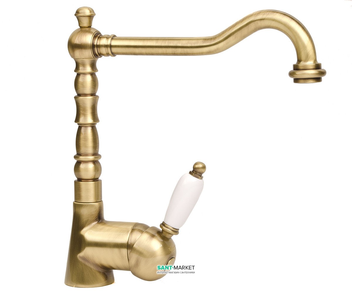Змішувач для кухні Emmevi Laguna змішувач ретростиль бронза BR40517A