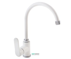 Змішувач для кухні Emmevi Nefer змішувач білий-хром BIO770077