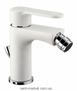 EMMEVI NEFER Смеситель для биде белый/хром BIO 77004