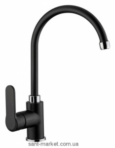 Смеситель для кухни Emmevi Nefer однорычажный черный-хром NEO770077