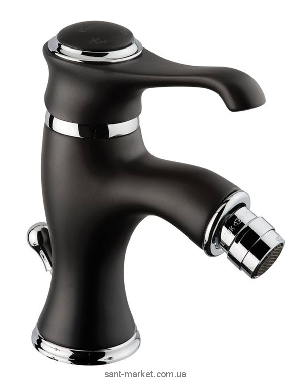 EMMEVI TIFFANY Смеситель для биде хром/белый NEO6004