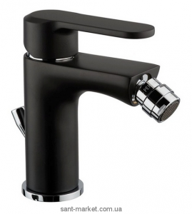 Emmevi Nefer Змішувач для біде з донним клапаном чорний NEO 77004