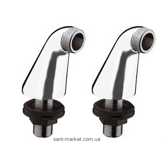 Emmevi Адаптер для вертикального кріплення змішувачів на борт ванни (пара) білий CO2847 BI